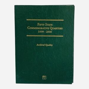 Littleton 1999-2008 Fifty State Quarters Album Holder Storage Book New Empty